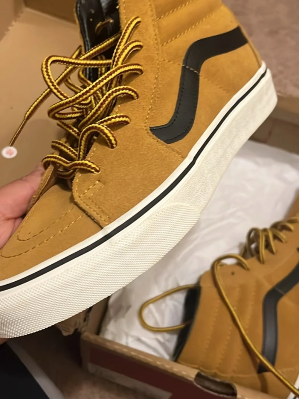SK8-HI suede/tan - Picture 5 of 6